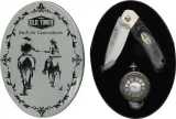 Schrade Ot Knife/Pocket Watch Combo - SCHP1227062