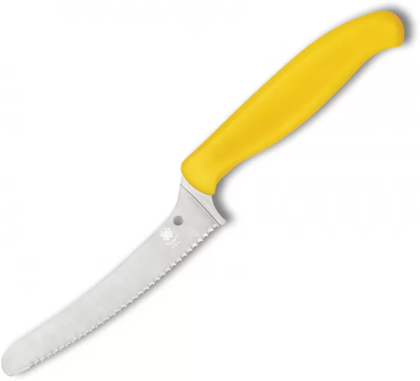 Spyderco Z-Cut Kitchen Knife Yellow knives SCK13SYL