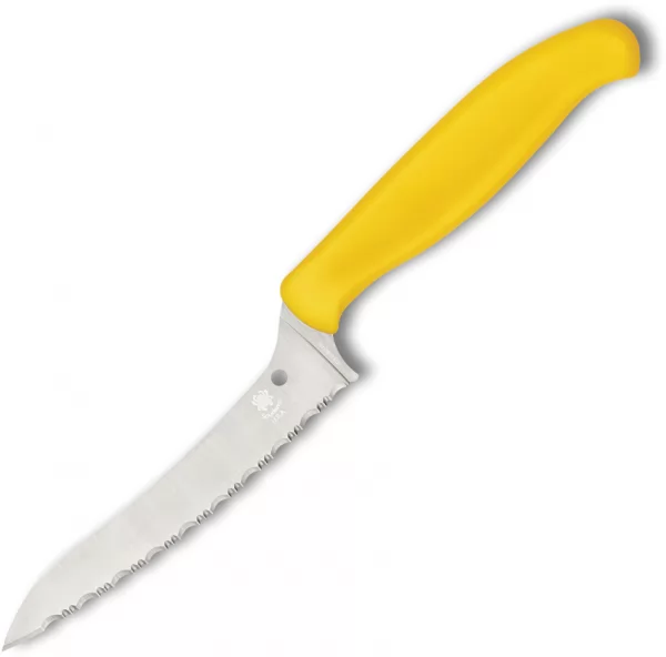 Spyderco Z-Cut Kitchen Knife Yellow knives SCK14SYL