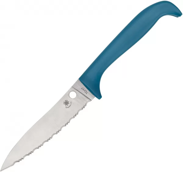Spyderco Counter Puppy Blue Serrated knives SCK20SBL