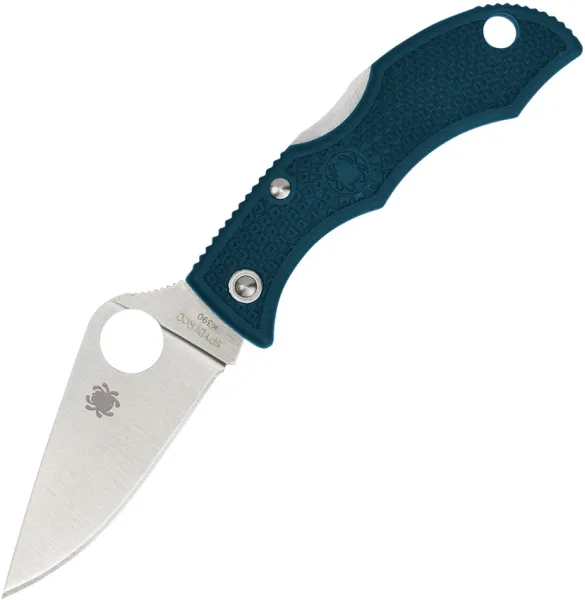 Spyderco Ladybug Lockback Blue knives SCLFP3K390