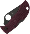 Spyderco Manbug Burgundy Lightweight CTS-PD#1 Black Blade knives SCMBBGBKP