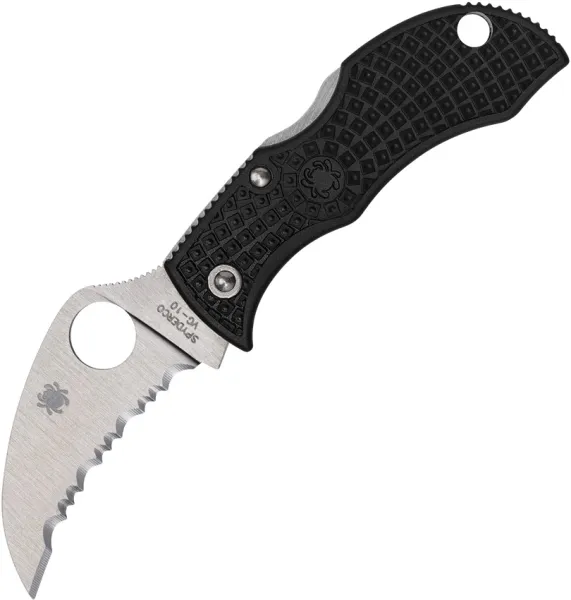 Spyderco Manbug Lockback Hawkbill knives SCMBKHBS