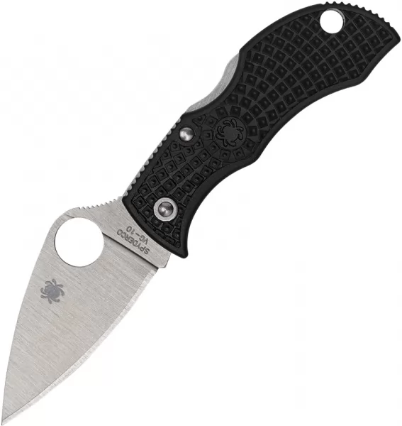 Spyderco Manbug Black Lightweight Leaf knives SCMBKLFP
