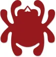 Spyderco Mirror Decal Bug - STK3