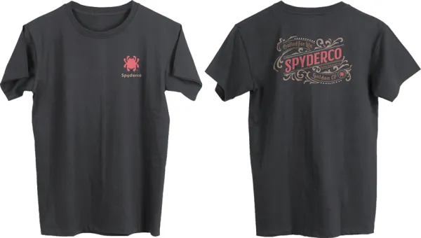 Spyderco Western T-Shirt Lg knives SCTS02CHL