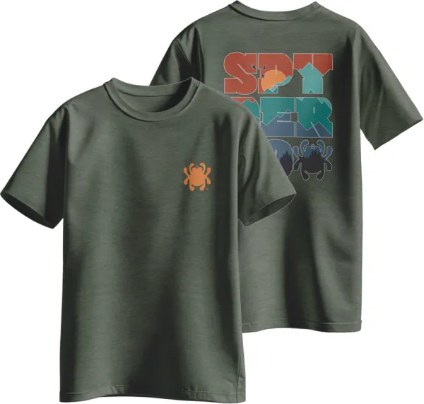 Spyderco T-Shirt Spyderco Heather Green knives SCTS06HGRL