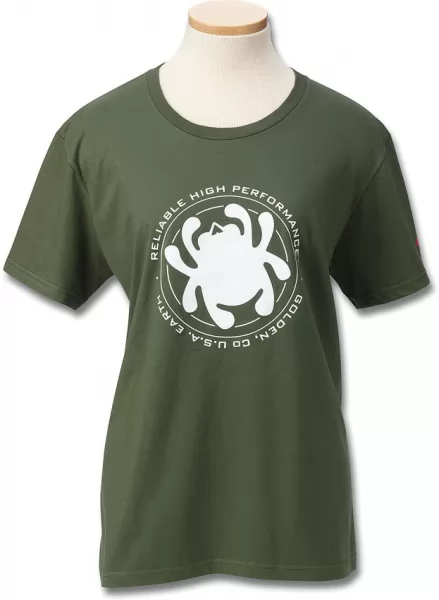 Spyderco Womens T-Shirt Green Bug XXL knives SCTSWRHPXXL