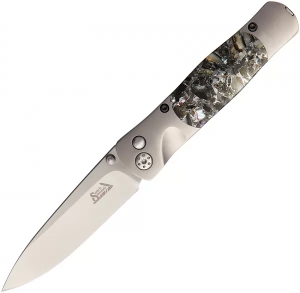 Santa Fe Stoneworks Tesoro Button Lock Obsidian SFSW04