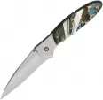 Santa Fe Stoneworks Kershaw Leek Framelock Turquo - SFSW07