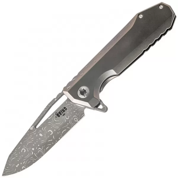 Southern Grind Penguin Framelock Damascus SG20989