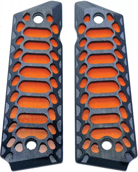 Savage Grips 1911 Grips Blue-Black-Orange SG8001BL