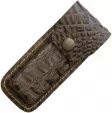 Sheaths Leather Belt Sheath Crocodile - SH1197