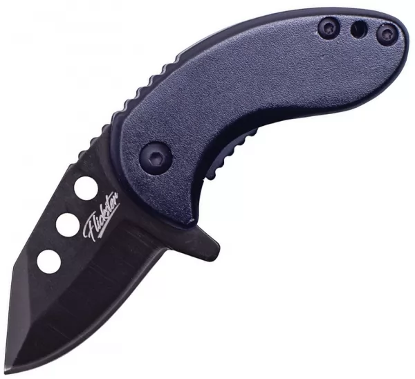 Shadow Cutlery Flickster Linerlock A-O Black SH2010BK