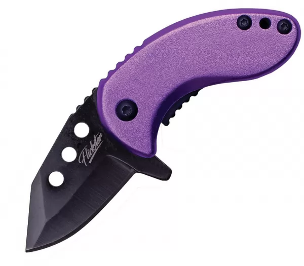 Shadow Cutlery Flickster Linerlock A-O Purple SH2010PR