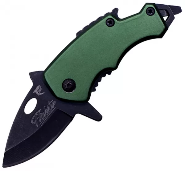 Shadow Cutlery Lil Sharky Framelock A-O Green SH2020GR