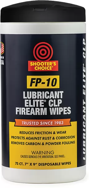 Shooters Choice FP-10 Lubricant Elite Wipes SHC75CFP10