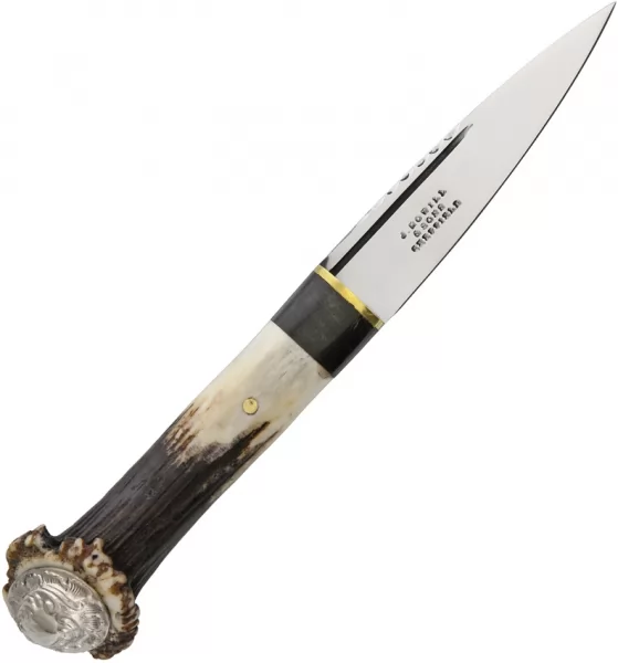 J. Adams Sheffield England Sgian Dhu Crown Stag knives SHE021