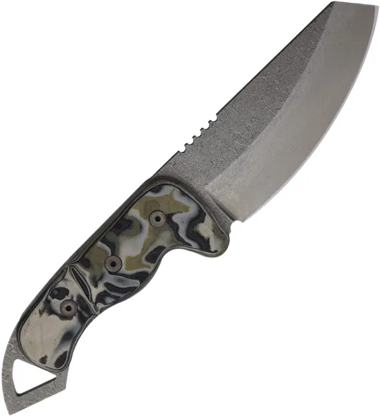 Shed Knives 2024 Sheepsfoot OD Burl SHED24SFOD
