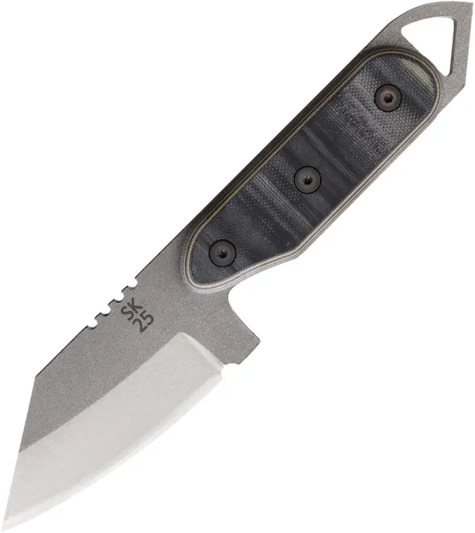 Shed Knives 2025 Tanto. Coyote Tan Black SHED25USCT