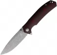 Shieldon Charkos Linerlock Blk/Red - SHI7092D1