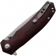 Shieldon Charkos Linerlock Blk-Red SHI7092D1