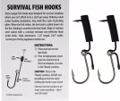 Shomer-Tec Survival Fish Hooks 2-Pk SHOSFH
