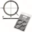 SILIPAC Split Key Rings Gunmetal SIL001GUN