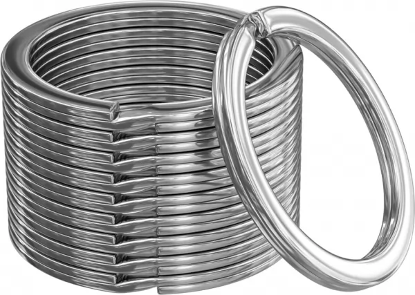 SILIPAC Split Key Rings Silver SIL001SIL