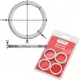 SILIPAC Split Key Rings Silver SIL001SIL