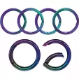 SILIPAC Keychain Kit Rainbow SIL002RNB