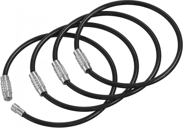 SILIPAC Twist Lock Cable Ring Plastic SIL004BLK