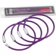 SILIPAC Twist Lock Cable Ring Purple SIL004NPPL