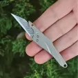 SILIPAC Utility Knife Shark Titanium SIL006T