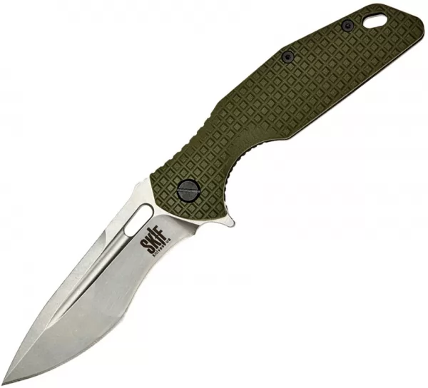 SKIF Knives Defender Framelock SW Olive SKF423SEG