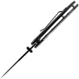 Skallywag Tactical Orca Linerlock Black-Silver SKW17001