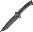 Skallywag Tactical Riptide Fixed Blade Spear Blk - SKW17014