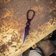 Skallywag Tactical D2 Dagger Purple SKW67529