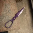 Skallywag Tactical D2 Dagger Purple SKW67529
