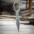 Skallywag Tactical D2 Dagger Stone Clearcote SKW67530