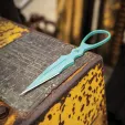 Skallywag Tactical D2 Dagger Teal SKW67531
