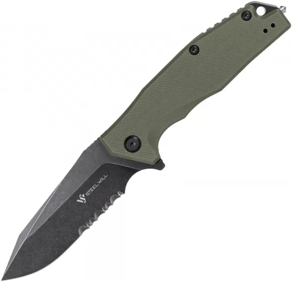 Steel Will Warbot Linerlock OD SMGF1033S
