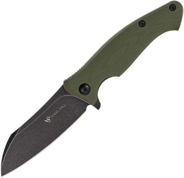 Steel Will Nutcracker F24 Linerlock Green SMGF2433