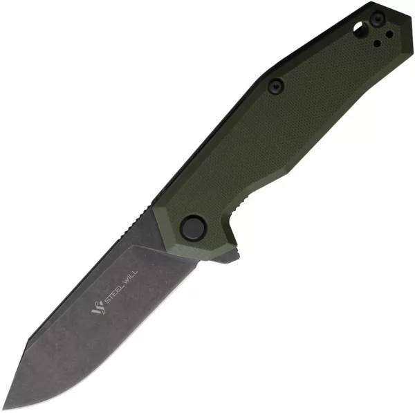 Steel Will Tenet 2 Linerlock OD Green SMGF3133