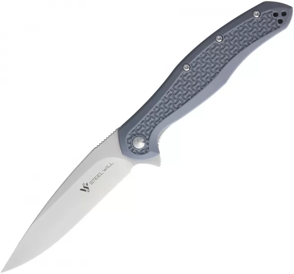 Steel Will Intrigue Linerlock Gray SMGF4514