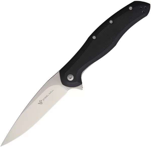 Steel Will Intrigue Linerlock Black SMGF4531