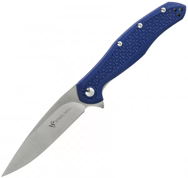 Steel Will Intrigue F45M Linerlock Blue SMGF45M16