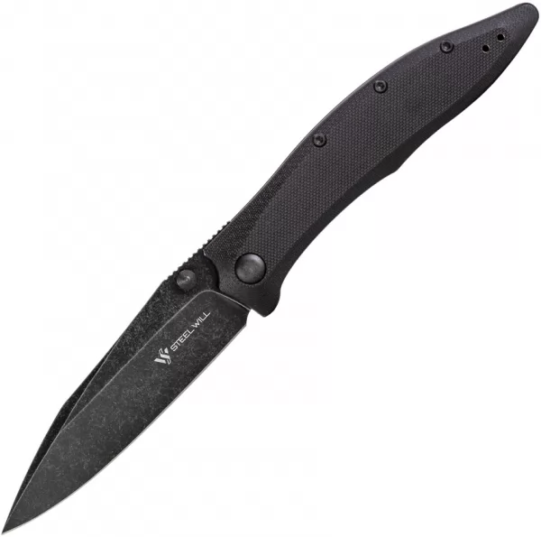 Steel Will Gienah Linerlock Black SMGF5318