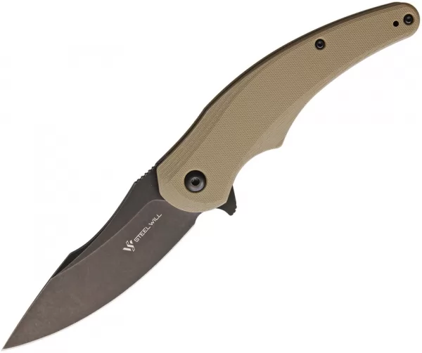 Steel Will Arcturus F55 Linerlock Tan SMGF5506
