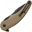 Steel Will Arcturus F55 Linerlock Tan SMGF5506